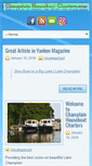 Mobile Screenshot of champlainhouseboatcharters.com